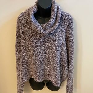 ~free people~ slouchy turtleneck sweater